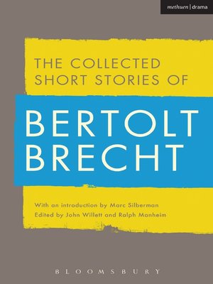 cover image of Collected Short Stories of Bertolt Brecht